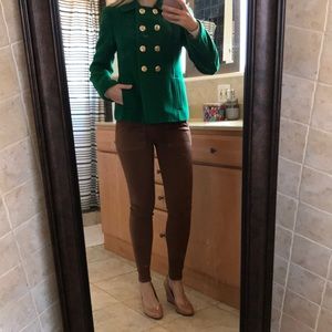 Kelly Green Loft Coat